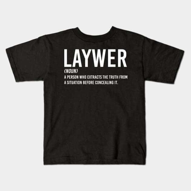 Lawyer Gift For Lawyer Profession Funny Kids T-Shirt by ashiacornelia173